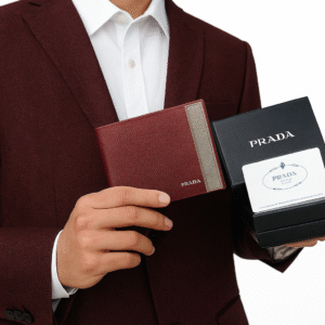 Prada Saffiano Leather Bi-Fold Wallet